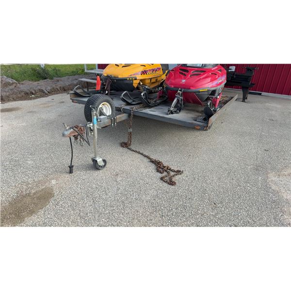 10ft Tilt Snowmobile Trailer