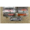 Image 9 : 20 Micro-Trains N Gauge Model Train Cars — CN Hoppers, Boxcars, Flatcars, Tank Cars
