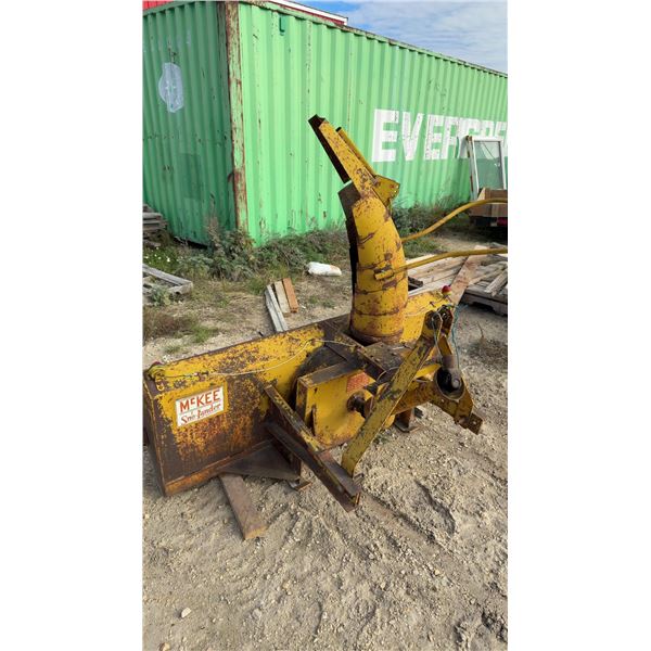McKee Sno-Lander Model 400 3PH Rotary Snow Blower, 6 Ft Wide