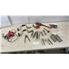 Image 1 : Vintage Hand Brace Drills, Ridgid Pipe Wrench, Clamp, Vision-Aire 12V Defroster