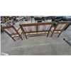Image 10 : Antique French Neoclassical Carved Wood Parlor Set, Settee 54” and Two Armchairs, Striped
