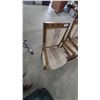 Image 7 : Antique French Neoclassical Carved Wood Parlor Set, Settee 54” and Two Armchairs, Striped