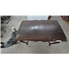 Image 2 : Antique Queen Anne Style Mahogany Console Table with Cabriole Legs