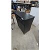 Image 2 : Mid-Century Modern Black-Painted 4-Drawer Chest of Drawers with Tapered Legs. 39”×32”×16”
