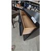 Image 6 : Mid-Century Modern Black-Painted 4-Drawer Chest of Drawers with Tapered Legs. 39”×32”×16”