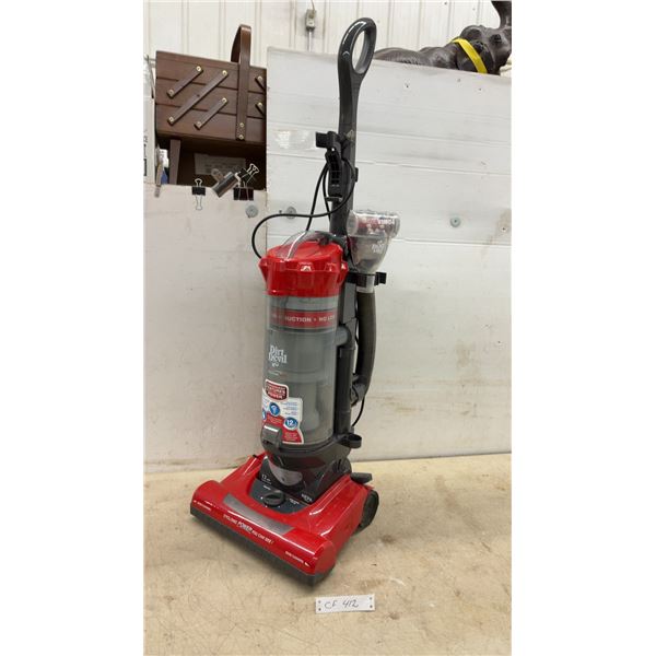 Dirt Devil Power Reach UD70110 Bagless Upright Vacuum, 12 Amp, HEPA Media, Cyclonic Power