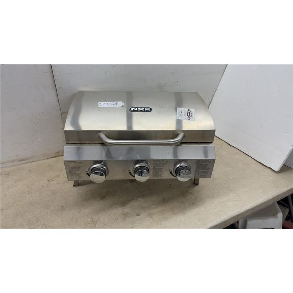 NXR 3-Burner Stainless Steel Portable Tabletop Propane Gas Grill, Model NXR-PG3B