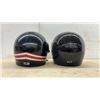 Image 2 : Two DOT-Certified Full-Face Motorcycle Helmets, Size XXL and Unknown