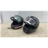 Image 4 : Two DOT-Certified Full-Face Motorcycle Helmets, Size XXL and Unknown