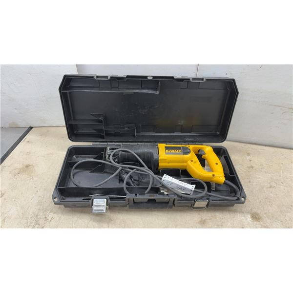 DeWalt DW303 Variable Speed Reciprocating Saw, Type 1, 6.5 Amp, 1 1/8” Stroke, with Case and Extra
