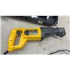 Image 2 : DeWalt DW303 Variable Speed Reciprocating Saw, Type 1, 6.5 Amp, 1 1/8” Stroke, with Case and Extra