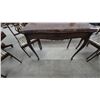Image 2 : Vintage Classical Revival Dining Set, Table With Cabriole Legs and Four Lyre-Back Chairs