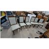 Image 1 : Six Upholstered Dining Chairs