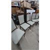 Image 3 : Six Upholstered Dining Chairs