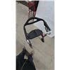 Image 2 : Rollator Four-Wheeled Mobility Walker in Purple with Padded Split Seat