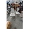 Image 5 : Vintage 1970s-80s Dinette Set, Laminate Top Table With Brass-Tone Base 30”×42”×42” and 4