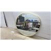Image 4 : HIMROV Large Irregular Organic Asymmetrical Wall Mirror, Gold Metal Frame, 21 × 24”
