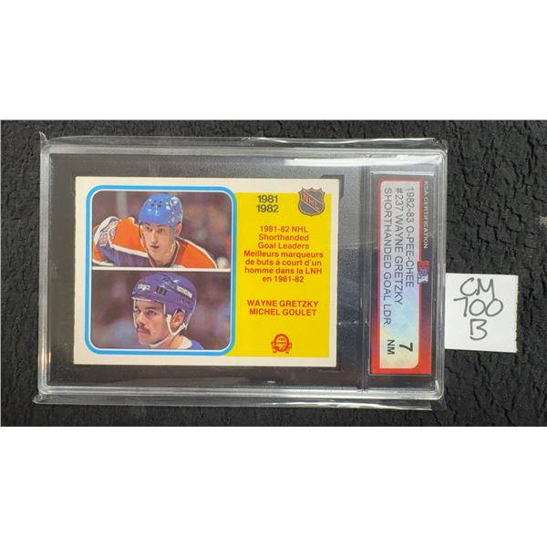 Graded Wayne Gretzky Edmonton Oilers Card