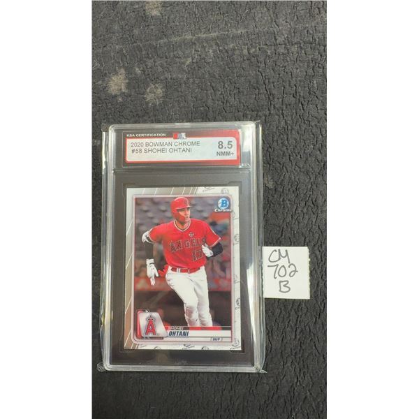 Graded Shohei Ohtani Bowman Chrome Card