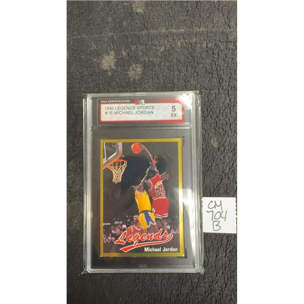 Graded Michael Jordan Legends Sports Card