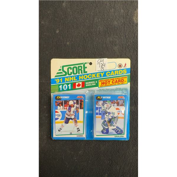 1991 Score Hockey 101 Pack With Exclusive Hot Card