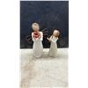 Image 4 : Willow Tree Figurines, 25th and 50th Anniversary Ceramic Figures, Golfer Figure 12” Tall
