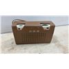 Image 5 : AGS Transistor 8 Model E-12 Portable Radio with Brown Leather Case