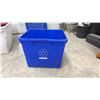 Image 6 : Assorted Plastic Storage Totes and Blue Recycling Bin, Including Gracious Living 34.8 Gallon