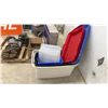 Image 8 : Assorted Plastic Storage Totes and Blue Recycling Bin, Including Gracious Living 34.8 Gallon