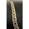 Image 2 : Platinum Plated 6.0mm Interlocking Necklace, 18” Long
