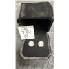 Image 1 : 14K Gold Plated 3.0Ct Each Simulated Diamond Stud Earrings