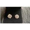 Image 2 : 14K Gold Plated 3.0Ct Each Simulated Diamond Stud Earrings