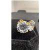 Image 3 : 14K Gold Plated 3.0Ct Each Simulated Diamond Stud Earrings