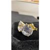 Image 7 : 14K Gold Plated 3.0Ct Each Simulated Diamond Stud Earrings