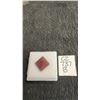 Image 1 : 17.6 Ct Natural Untreated Ruby, Princess Cut, 14.4mm x 14.4mm