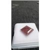 Image 3 : 17.6 Ct Natural Untreated Ruby, Princess Cut, 14.4mm x 14.4mm