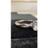 Image 3 : 925S 3.0 Carat Cushion Cut Simulated Diamond Twist Ring, Size 7, 925S with White Gold Overlay