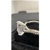 Image 6 : 925S 3.0 Carat Cushion Cut Simulated Diamond Twist Ring, Size 7, 925S with White Gold Overlay