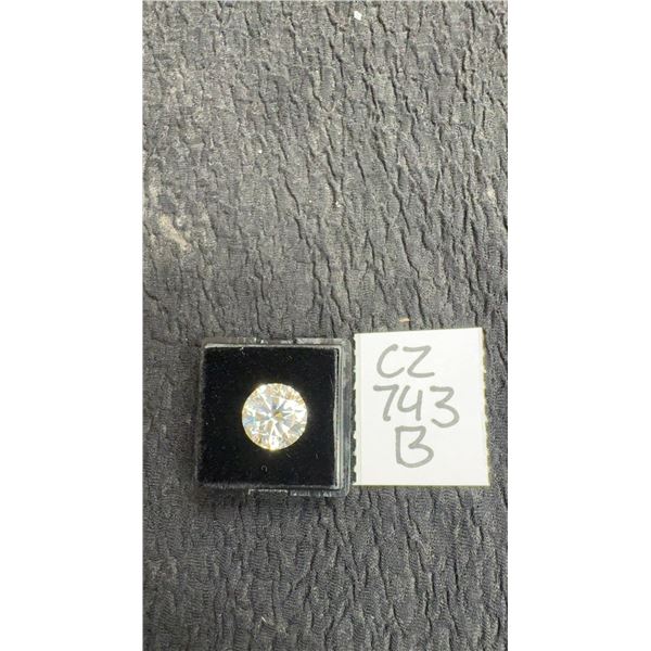 5.0 Carat Moissanite Lab Diamond, Round Brilliant Cut, GH-VVS1, with GRA Report