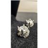 Image 3 : 925S 0.8ct Each Simulated Diamond Swirl Stud Earrings in 925S With White Gold Overlay