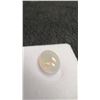 Image 2 : 4.6 Carat Natural White Fire Opal Untreated Oval Cabochon 11.3mm x 14.6mm