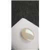 Image 6 : 4.6 Carat Natural White Fire Opal Untreated Oval Cabochon 11.3mm x 14.6mm