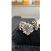 Image 5 : 925S 1.0 Carat Moissanite Lab Diamond Stud Earrings, 925S with White Gold Overlay, D, VVS1