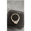 Image 6 : 925S 0.8 Ct Simulated Diamond Side Heart Twist Resizeable Ring, 925S with White Gold Overlay