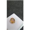 Image 3 : 6.6 Ct Natural Untreated Imperial Topaz Oval Cut Gemstone, 9.2mm x 11.8mm