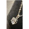 Image 4 : 925S 0.6ct Simulated Diamond Solitaire Necklace, 16”-18” Long, 925S with White Gold Overlay