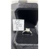 Image 1 : 925S 2.0ct Princess Cut Moissanite Lab Diamond Twist Ring, Size 7, D, VVS1, With GRA Report