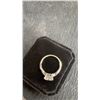 Image 5 : 925S 2.0ct Princess Cut Moissanite Lab Diamond Twist Ring, Size 7, D, VVS1, With GRA Report