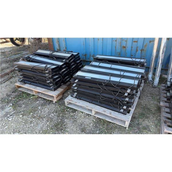 58 Fluorescent Light Fixtures 36 × 8-1/2”