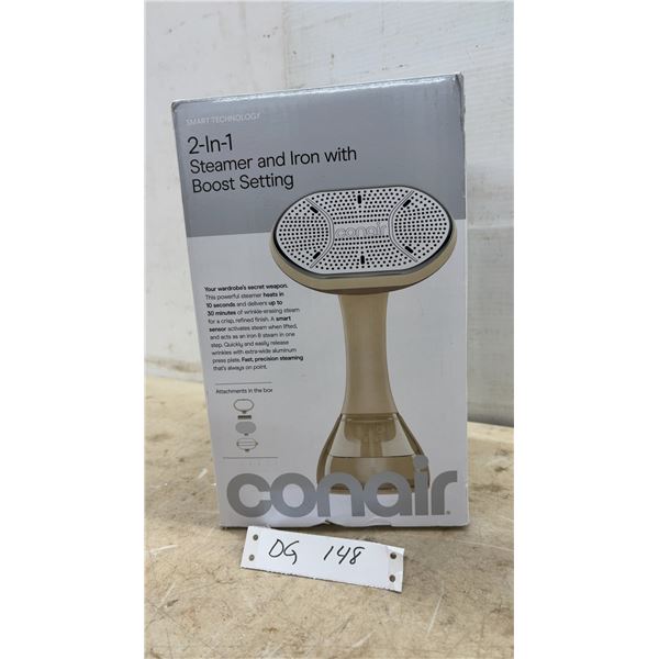 Conair 2-in-1 Handheld Garment Steamer and Iron with Boost Setting